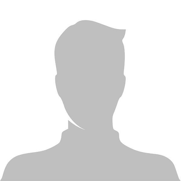 Silhouette of a person s head and shoulders against a white background.